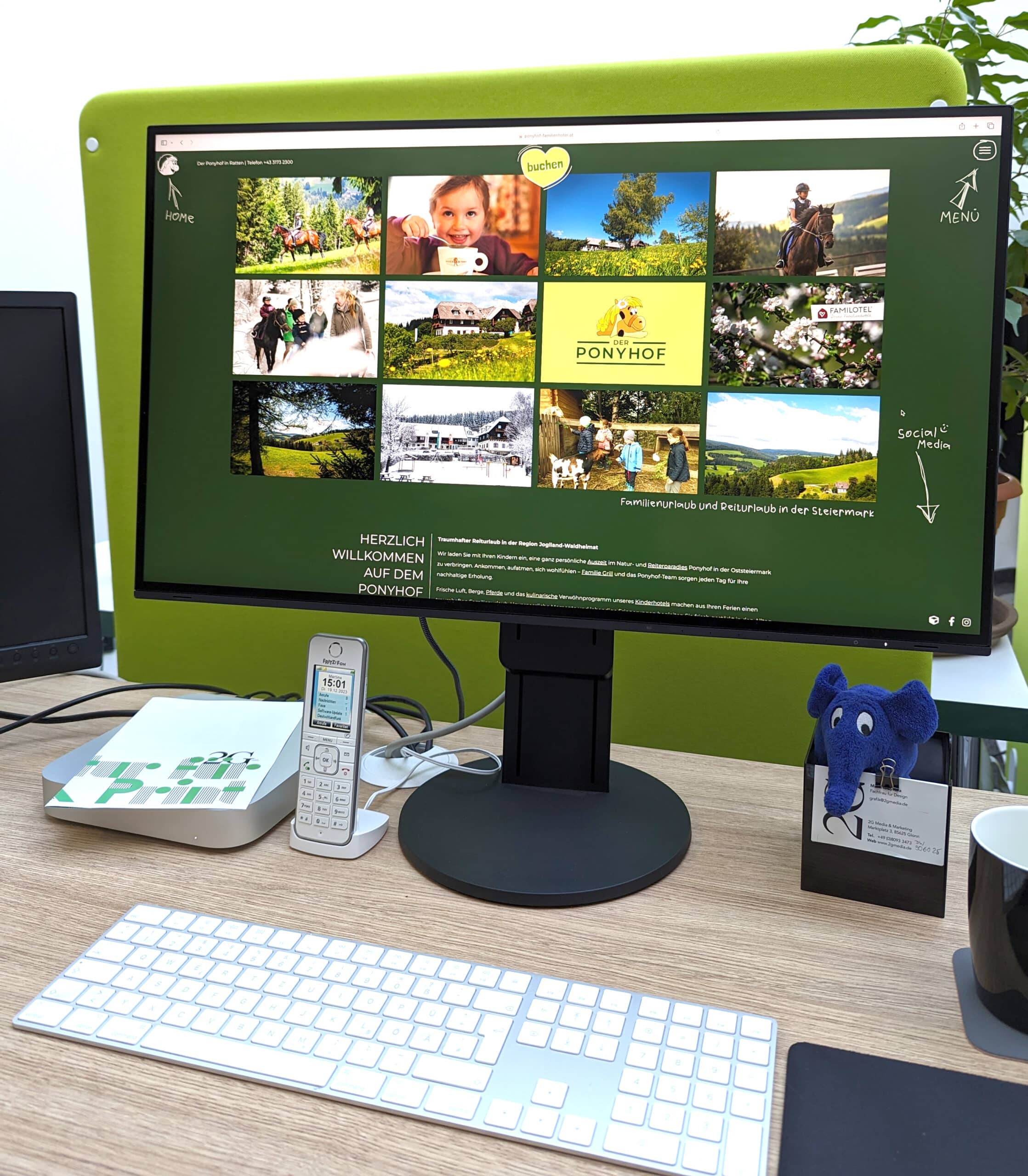 2G Media & Marketing Ponyhof Webdesign Logo Logodesign Branding