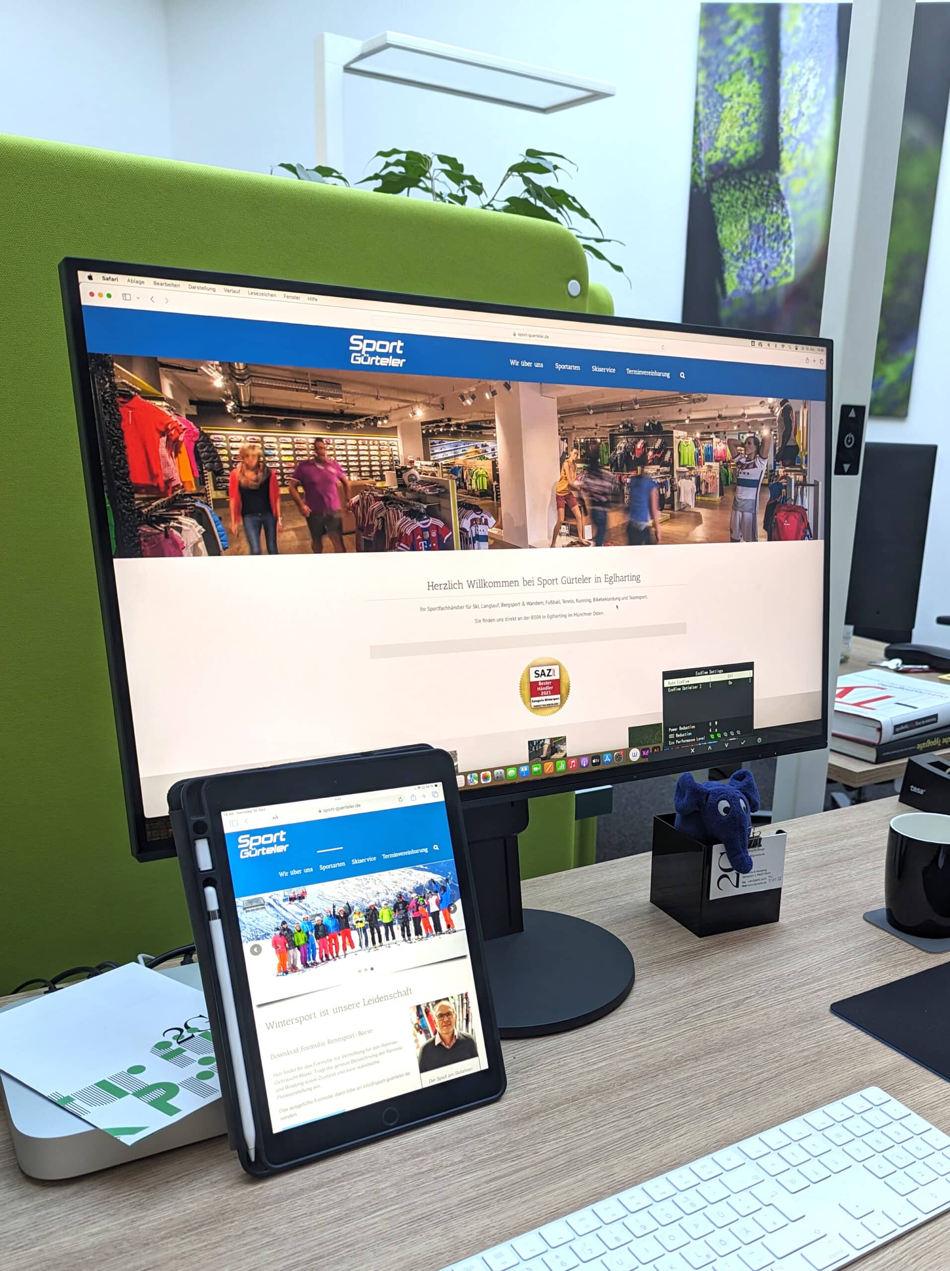 2G Media Responsive Shop Seite Sport Gürteler