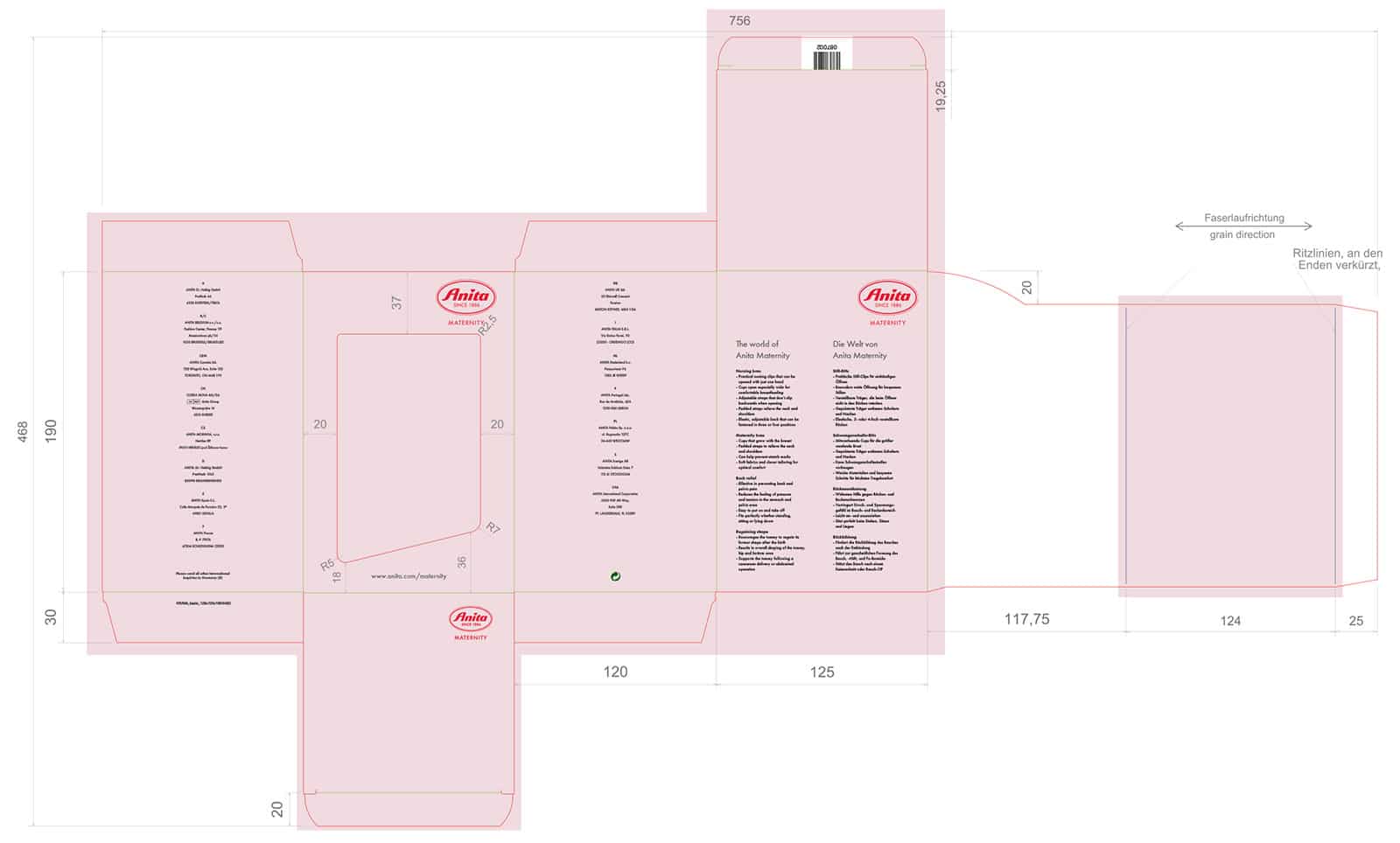 Werbeagentur Design Satzstudio Reinzeichnung Verpackungsdesign Stanze Faltschachtel Druckvorstufe Sprachsatz Tabellensatz Typografie Ebersberg 2G Media & Marketing Glonn