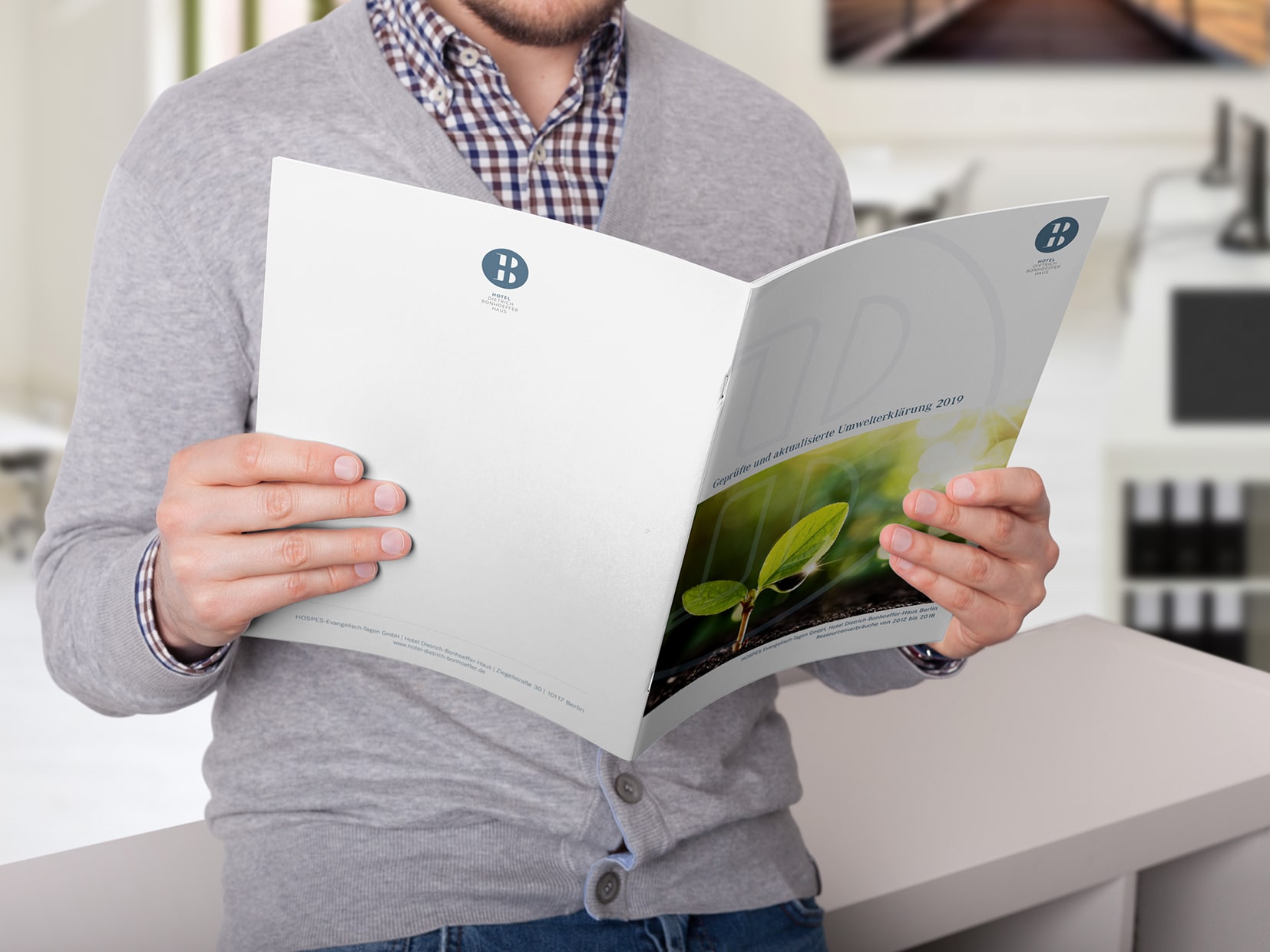 2G Media & Marketing Glonn. Printwerbung Broschüre Umweltbericht