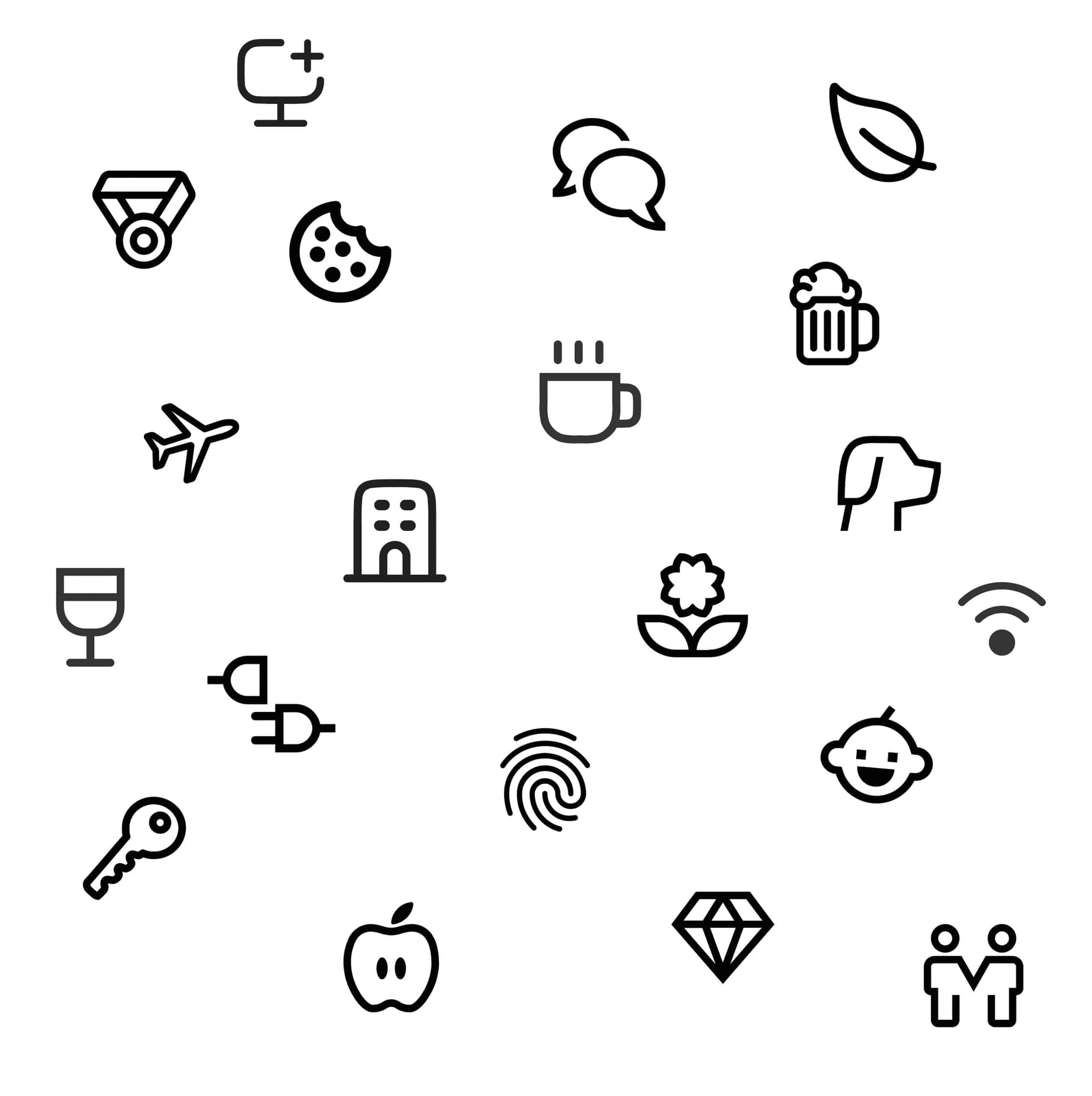 individuelle Icons