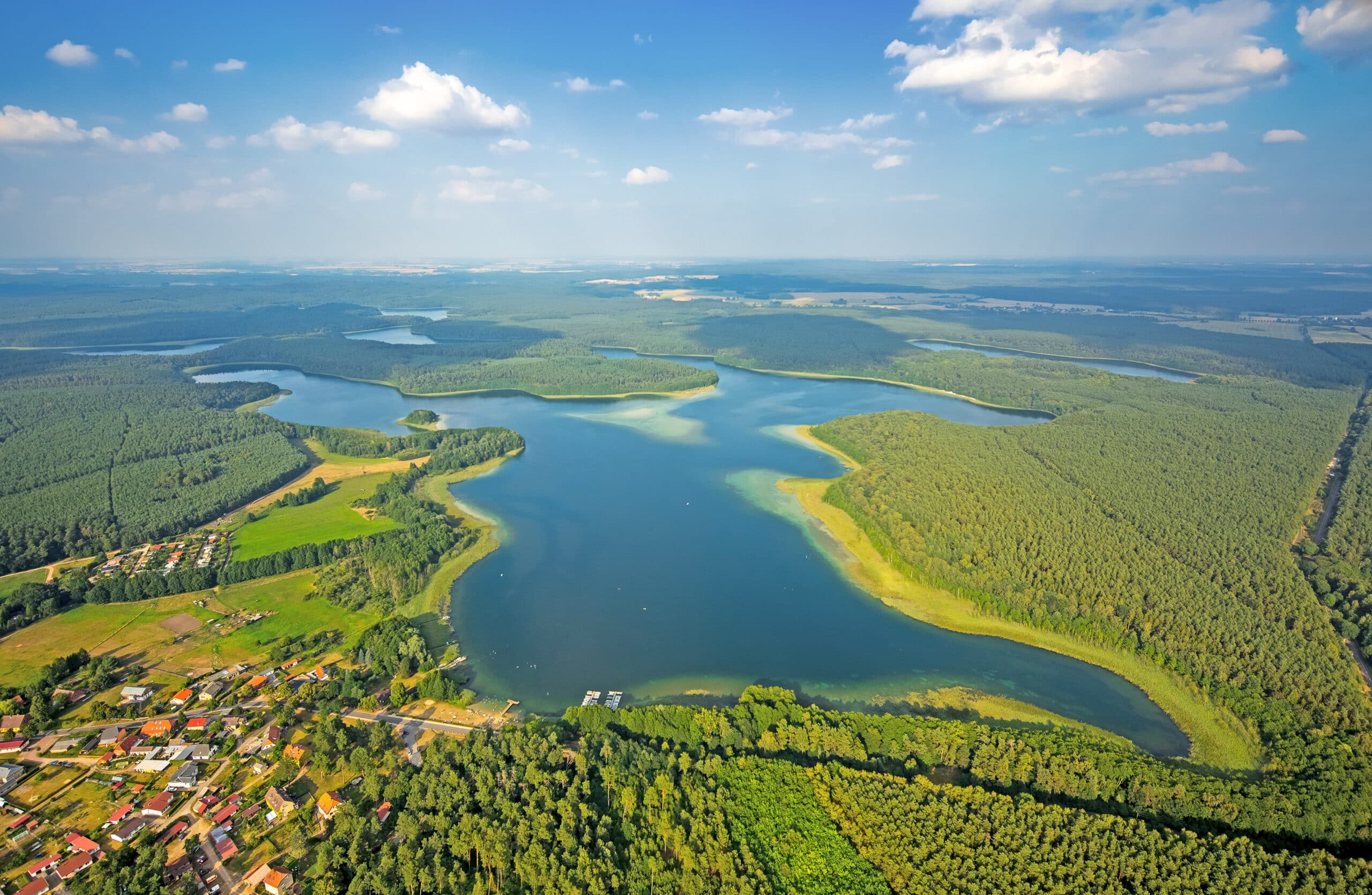 2G Media Werbeagentur Glonn Webdesign für All Season Parks Luftbild Mecklenburgische Seenplatte