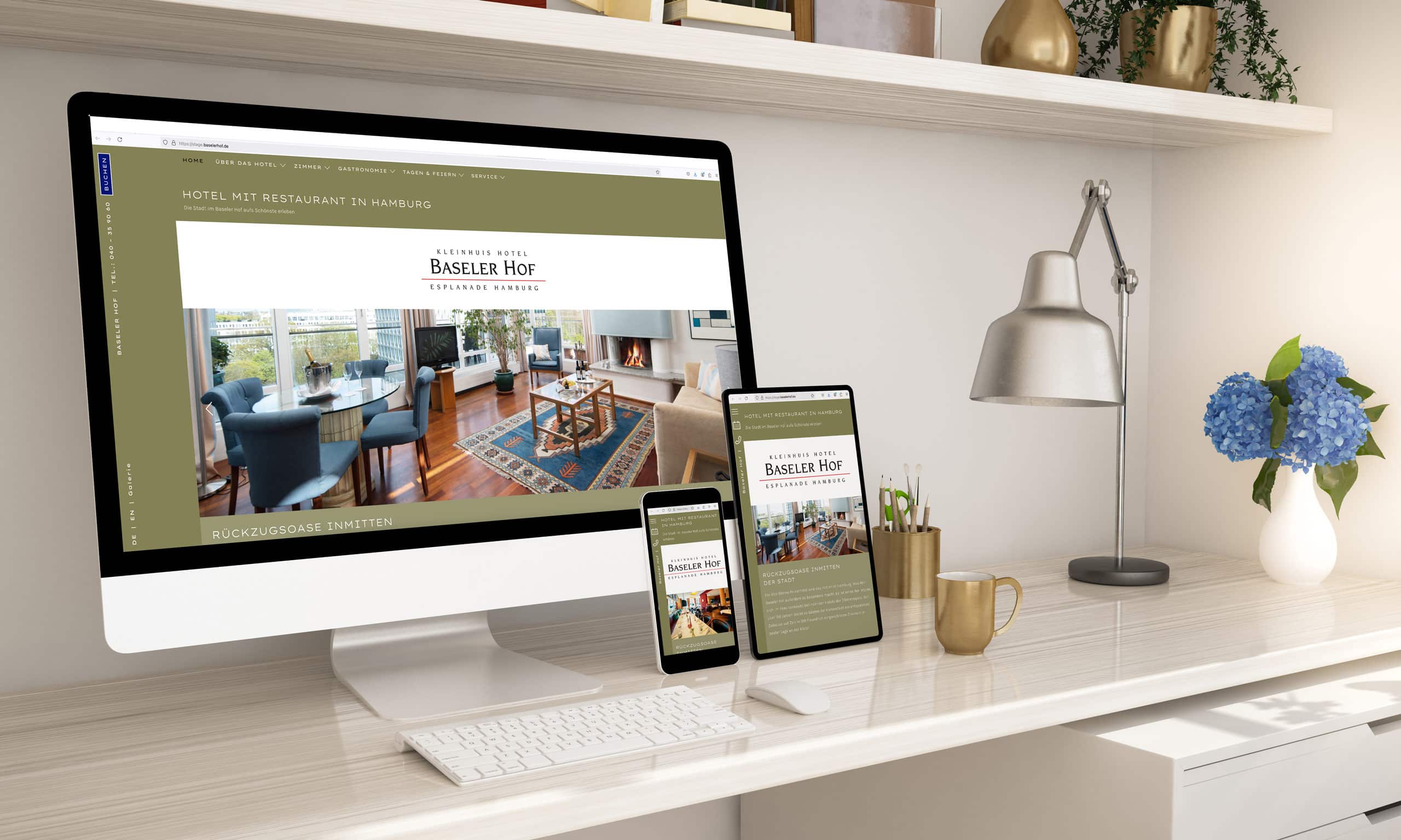 Beispiel für Responsive Webdesign der Werbeagentur 2G Media & Marketing in Glonn Landkreis Ebersberg