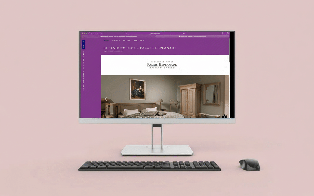 Website des Palais Esplanade